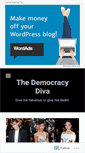 Mobile Screenshot of democracydiva.com